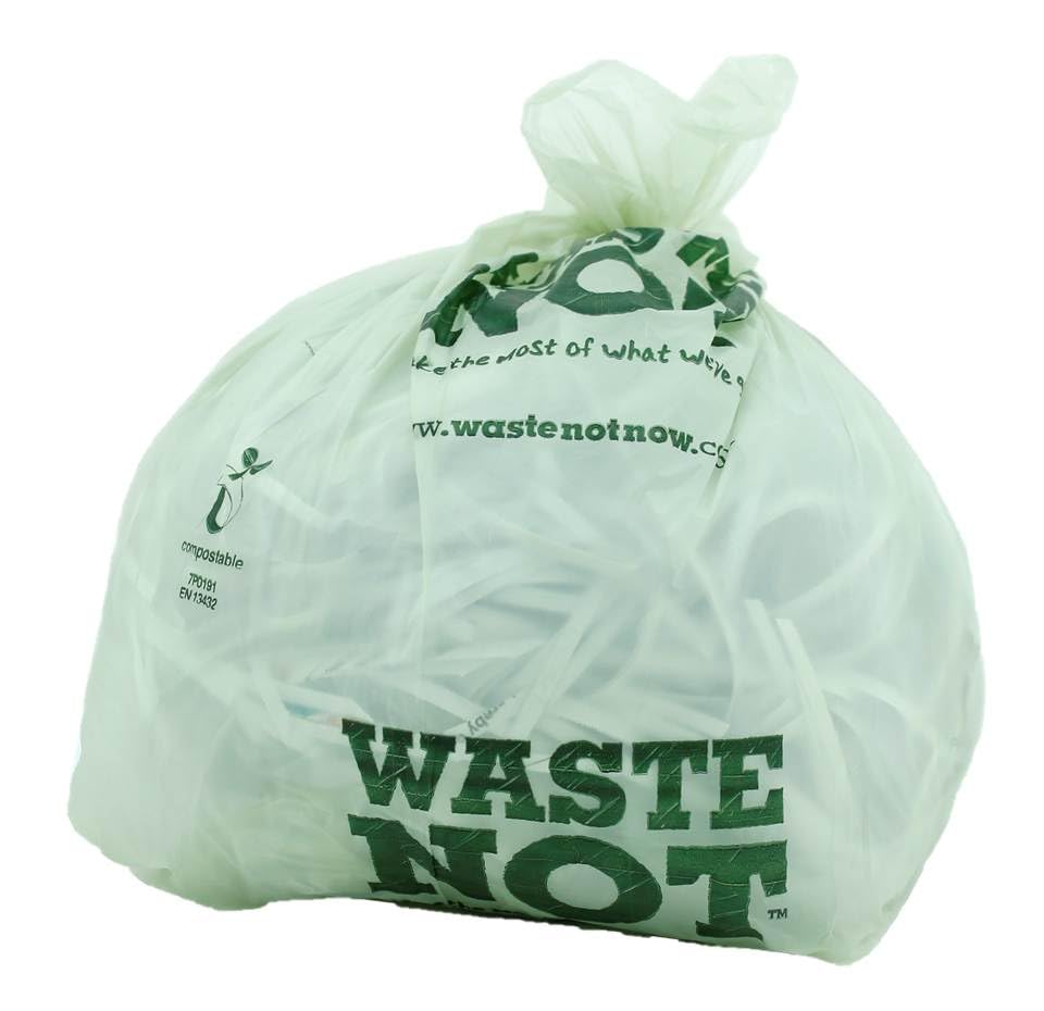 Waste Not Compostable Caddy Liners, 100% Natural Vegetable Starch, 100% Biodegradable, 20-Pack 4