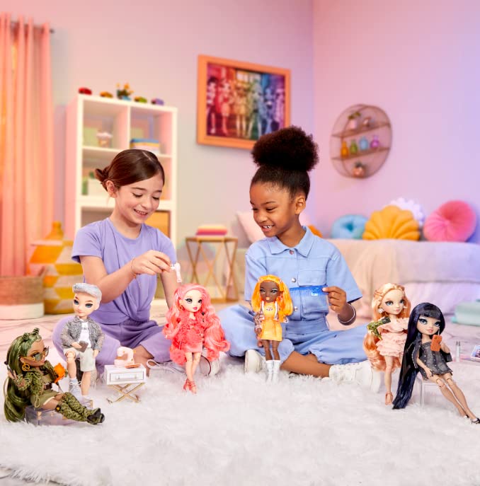 Rainbow High Fashion Doll - Aidan Russel in Purple Iridescent Outfit - Poseable 6-inch Doll with Accessories 9