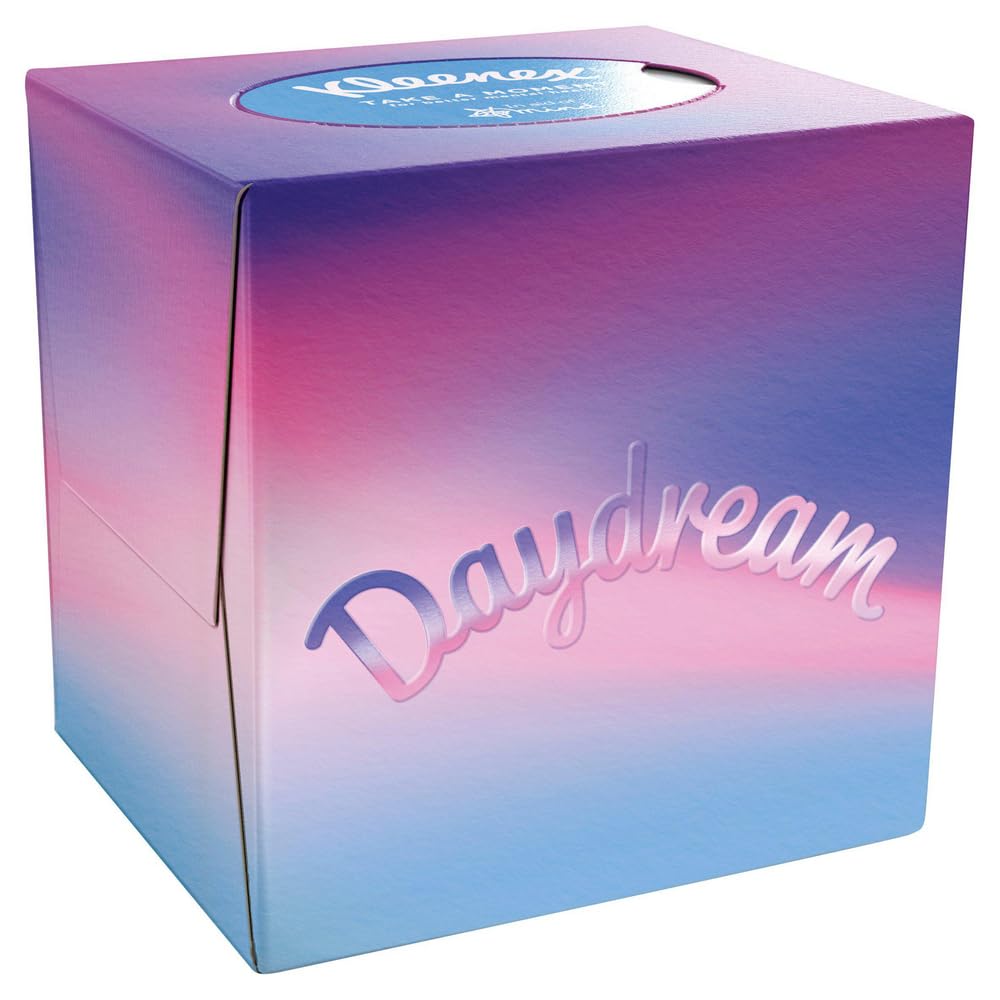 Kleenex Single Cube Tissue Box in aid of Mind | 48 Unscented Sheets | Multicolor 2
