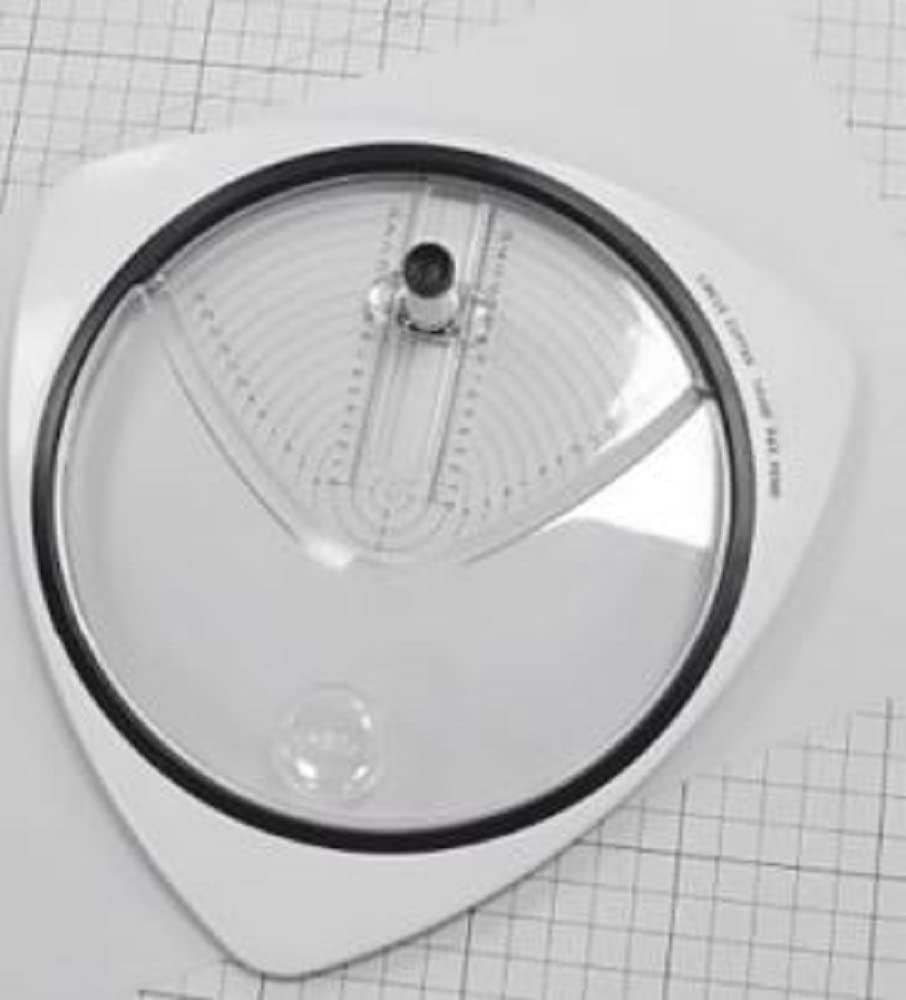 Rayher Circle Cutter for Crafting with 3 Replacement Blades | Cuts 2.6cm to 15cm Diameter | For Paper, Cardstock, Chipboard 2