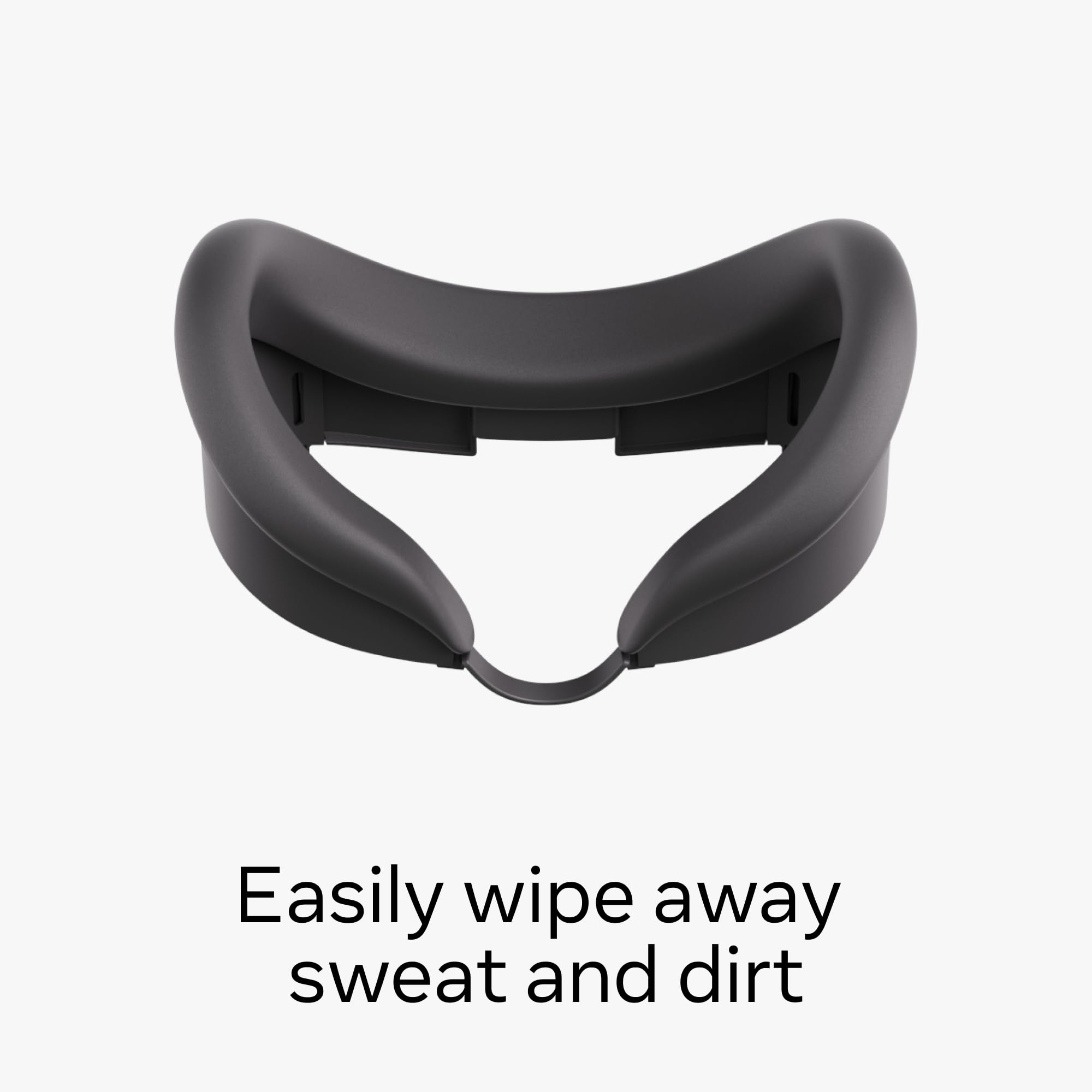 Meta Quest 3 Silicone Facial Interface - Black | Comfortable & Hygienic Fit
