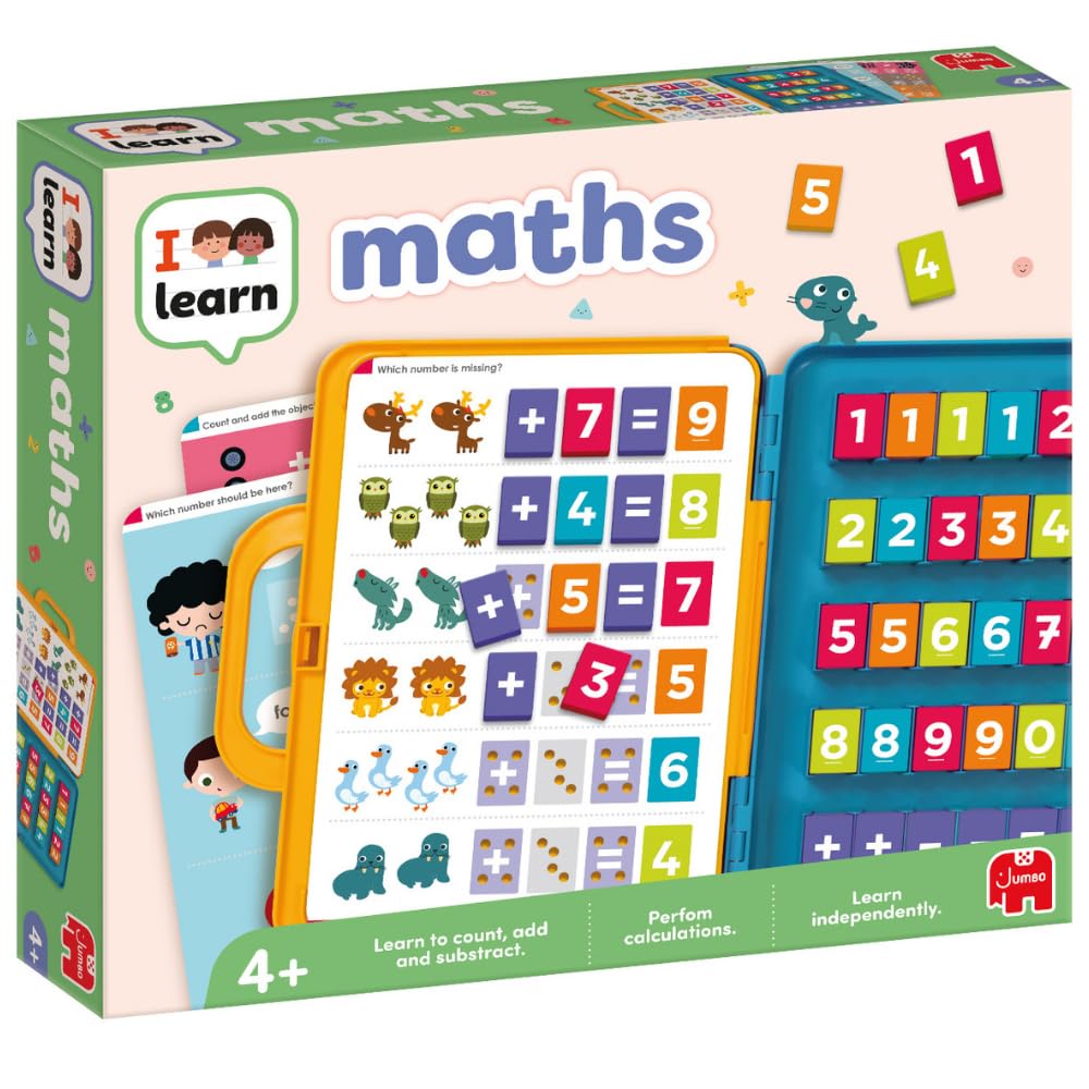 Jumbo I Learn Maths Game - Counting, Addition, Subtraction, Multiplication Aid | Ages 4+