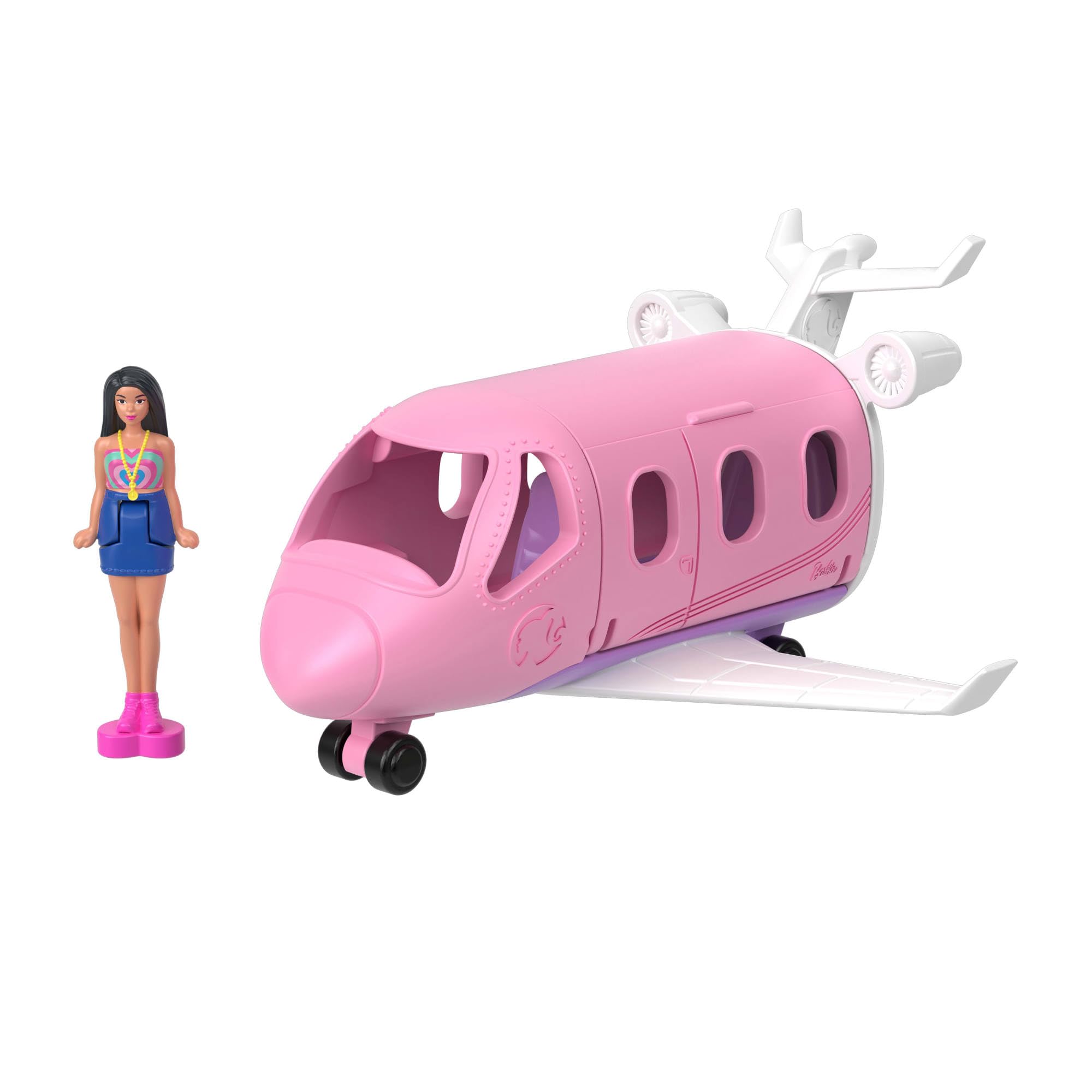 Barbie Mini BarbieLand 4-Pack Doll & Toy Vehicle Set with 4 1.5-inch Dolls 4