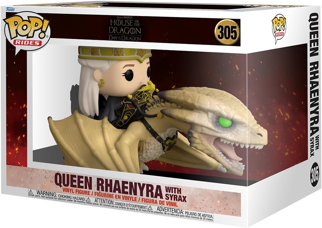 Funko POP! Rides Deluxe: House Of the Dragon - Princess Rhaenyra With Syrax Pop! Vinyl