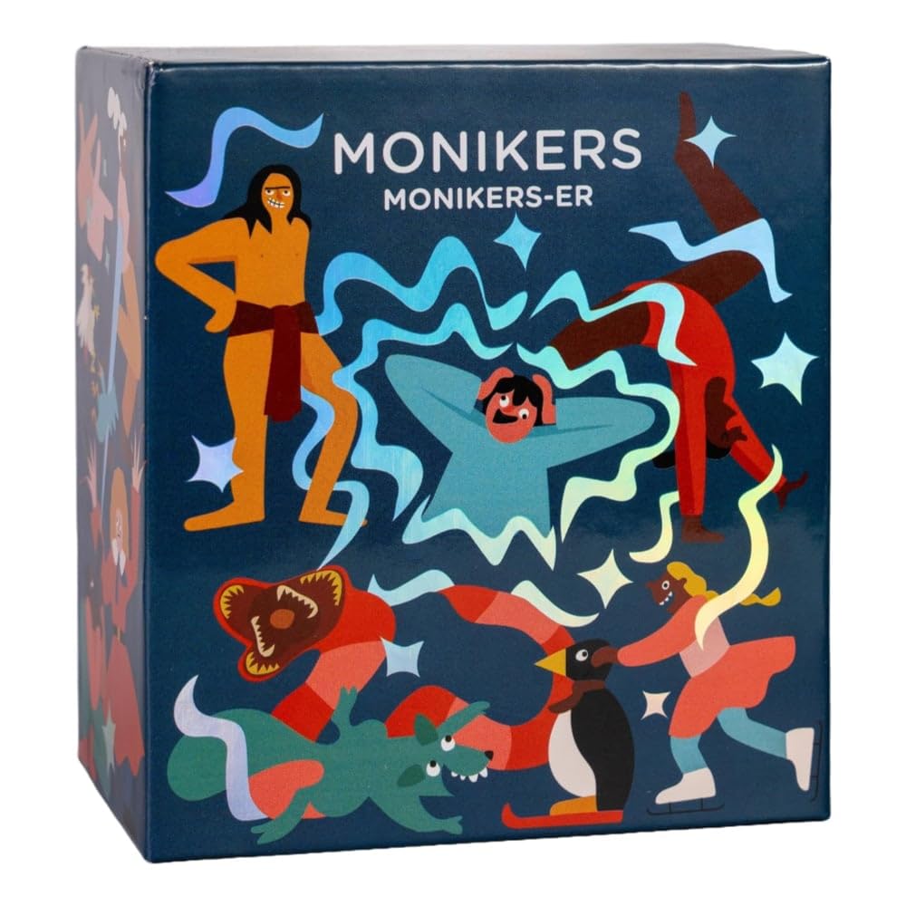 CMYK Monikers: Monikers-er Party Game | 330 Cards | Ages 17+ | 2-20+ Players 1