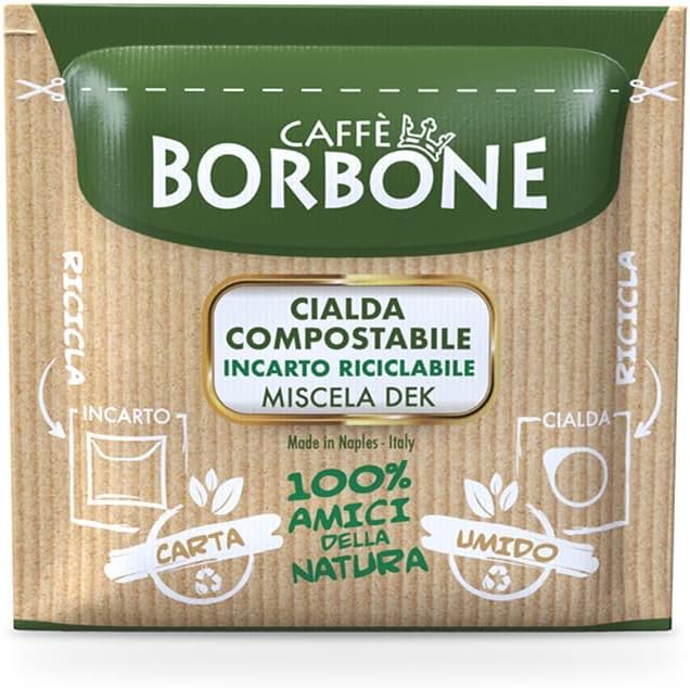 Caffè Borbone - Decaffeinated Coffee Compostable Pods (150 Pods, ESE 44mm) 4