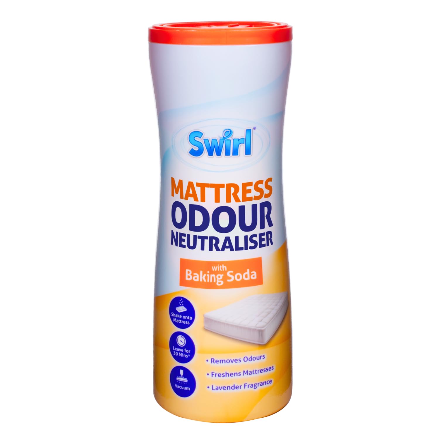 Swirl Mattress Odour Neutraliser with Baking Soda - Lavender Fragrance, 500g