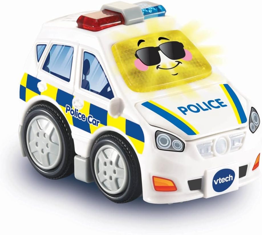 VTech Toot-Toot Drivers 2 Car Rescue Pack with Fire Engine and Police Car - Interactive Musical Vehicle Set for Toddlers 1-5 Years