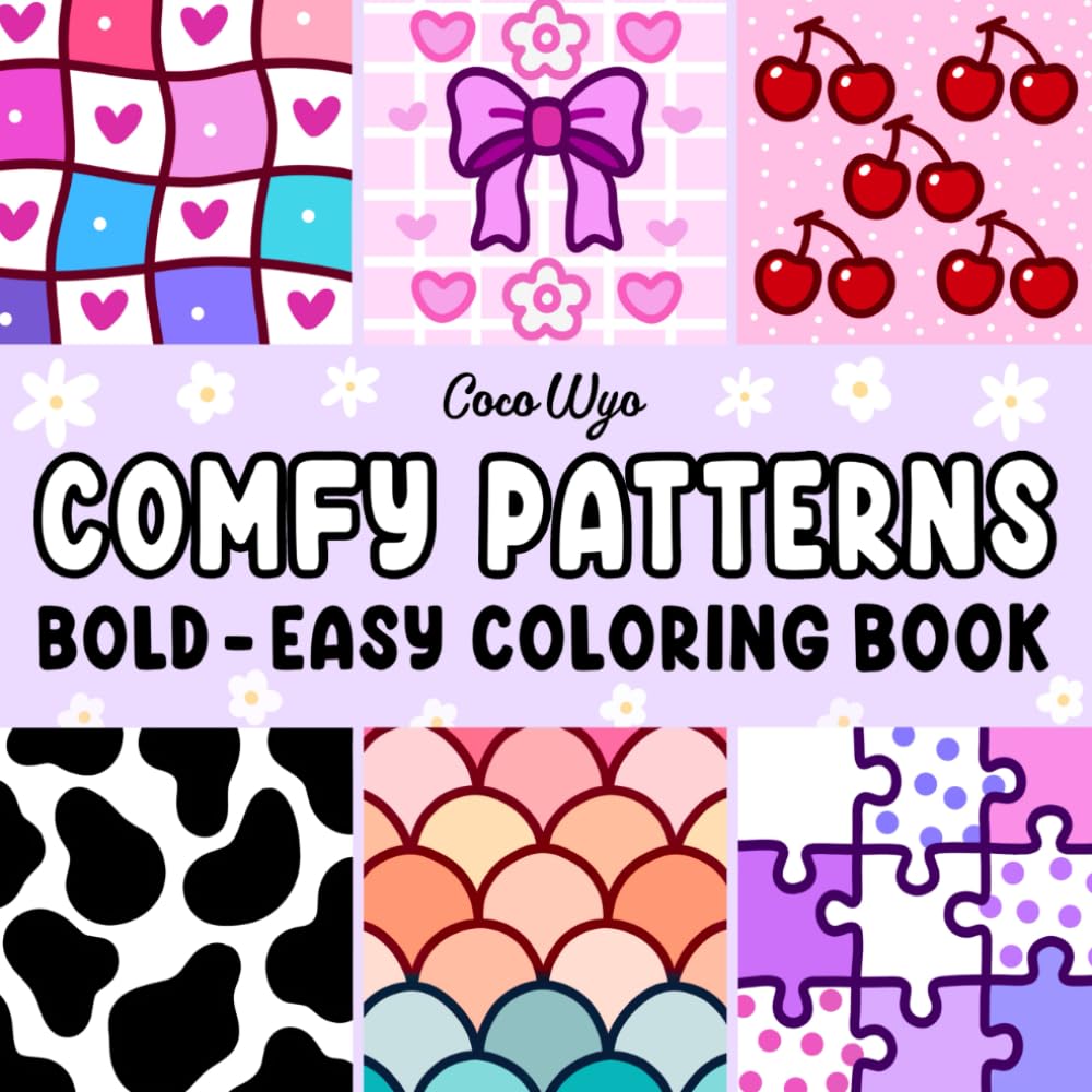 Comfy Patterns: Coloring Book for Adults and Kids - Independently Published (Paperback)