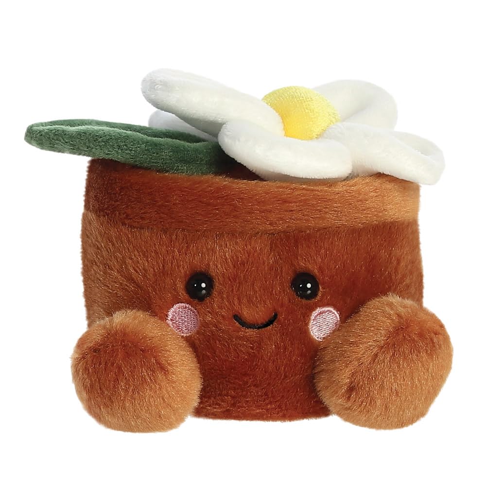 AURORA Palm Pals Junie Daisy Soft Toy | 13cm Plush | Recycled Materials | Suitable from Birth
