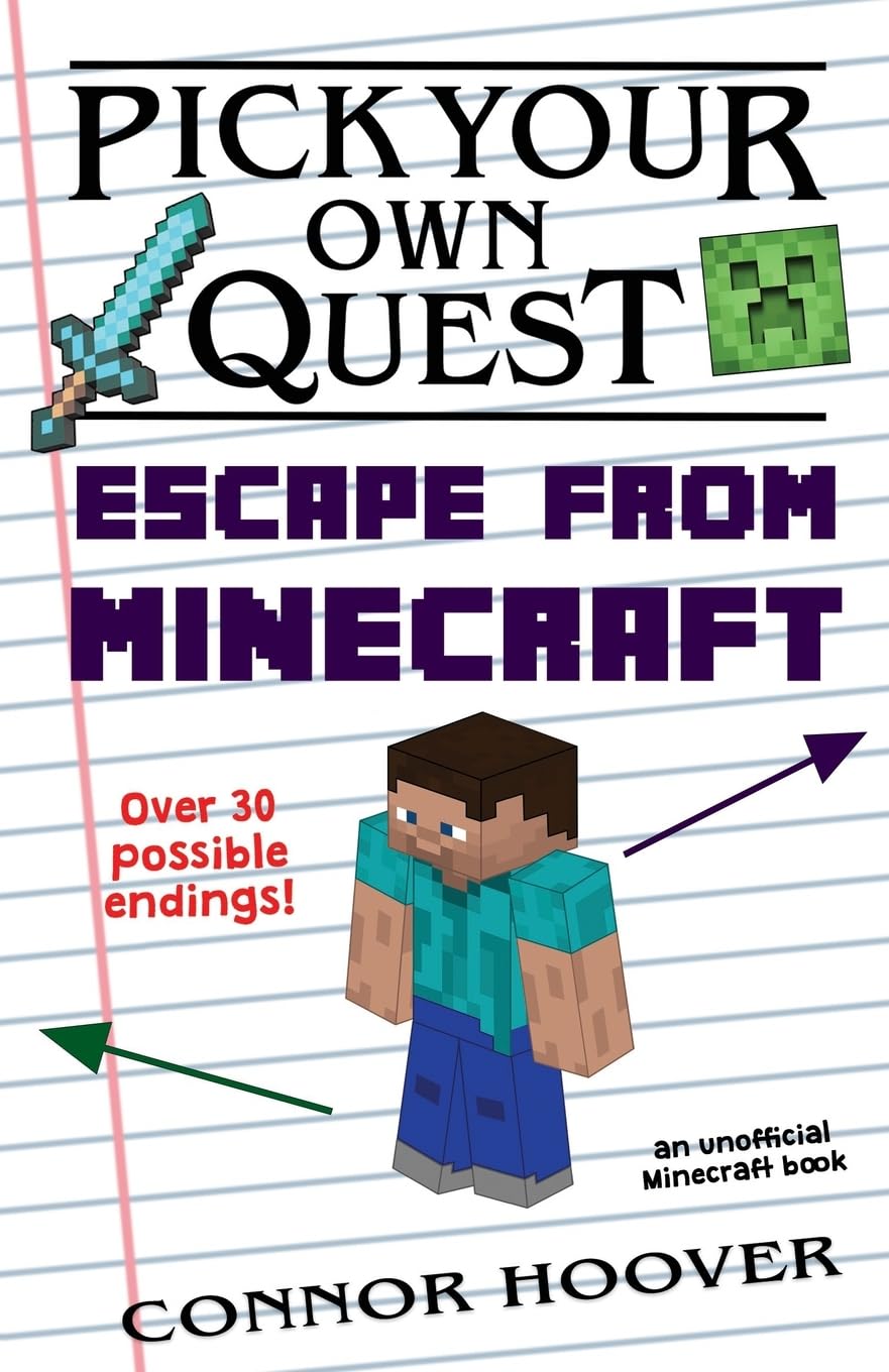 Pick Your Own Quest: Escape From Minecraft - Interactive Adventure Book | Ages 8-12 | 120 Pages