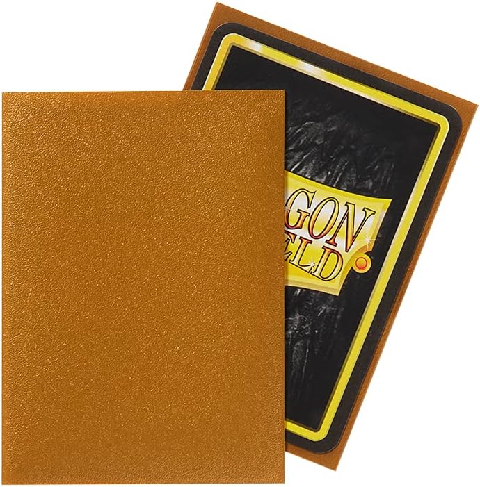 Dragon Shield Matte Gold Standard Card Sleeves 100pk - 6.5x9.2cm