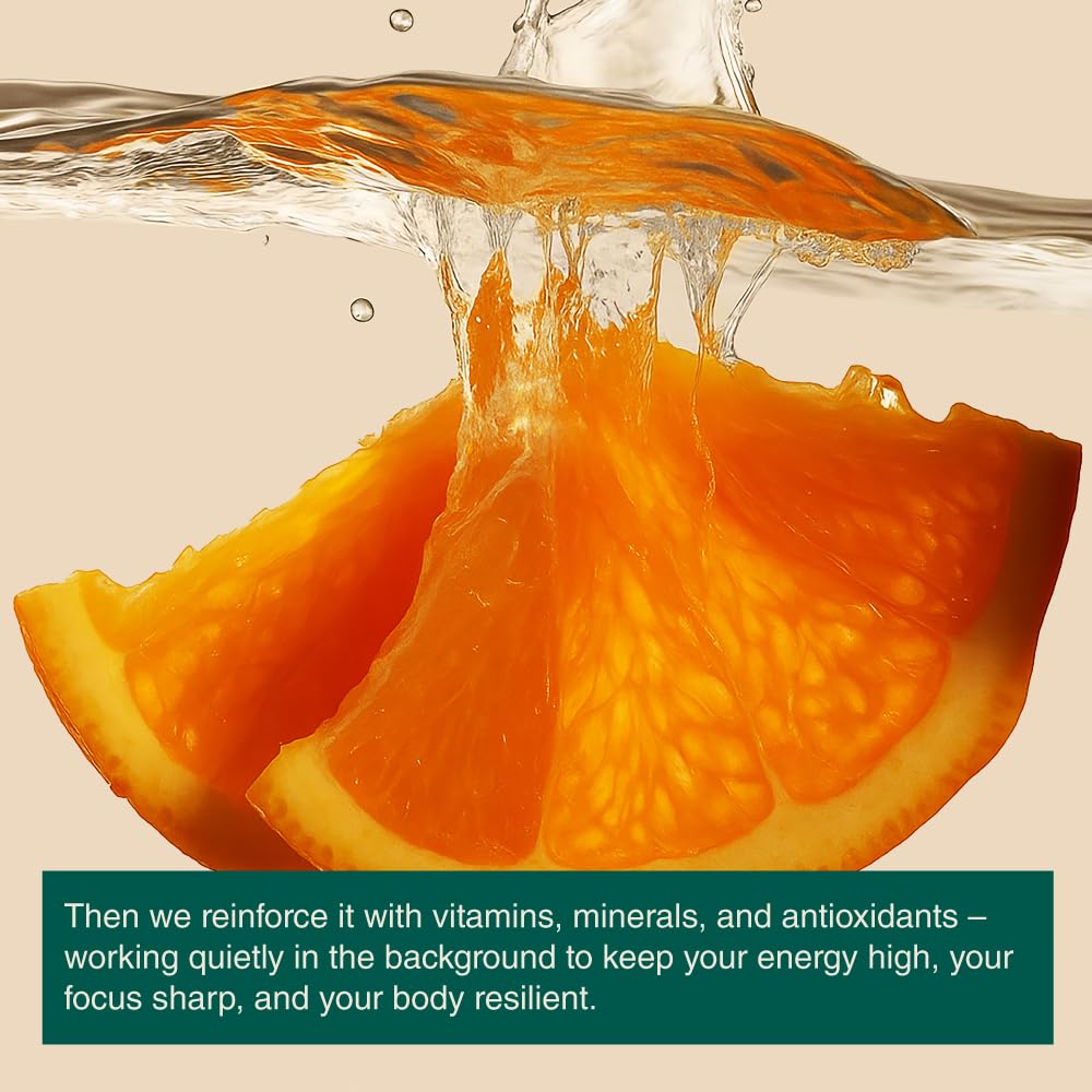Phizz Daily Immune+ Orange Effervescent Tablets - Hydration, Immunity, Electrolytes & Vitamins - 20 Count 5