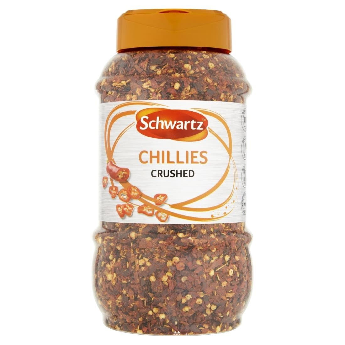 Schwartz Crushed Chili Flakes, Rot und Weiß, 260g