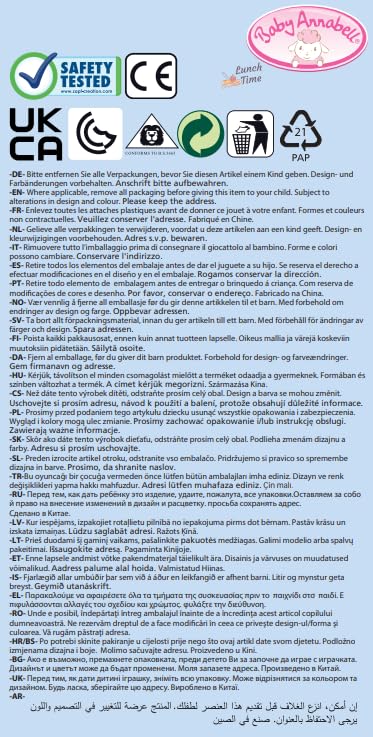 Baby Annabell Lunch Time Trickbottle - Interactive Pretend Play Accessory for Dolls, Colourful 7