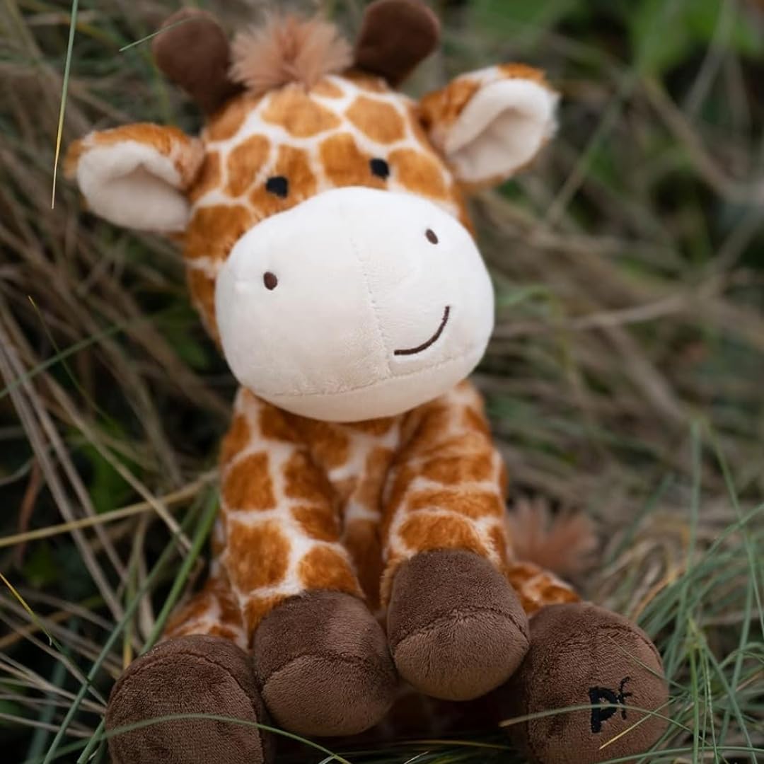 Petface Planet George The Giraffe Plush Dog Toy - Built-in Squeaker | Recycled Material | All Breed Sizes 6