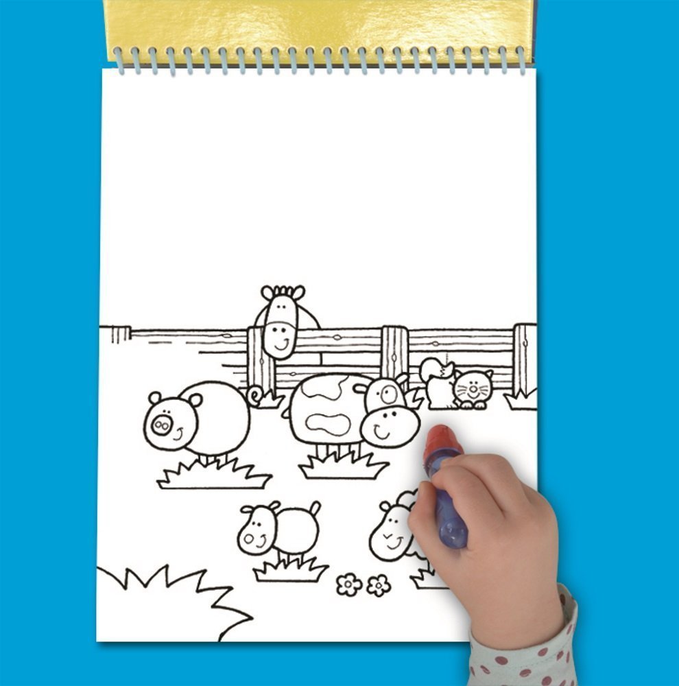 Galt Toys, Wasserzauber – Bauernhof, Malbuch für Kinder ab 3 Jahren 8