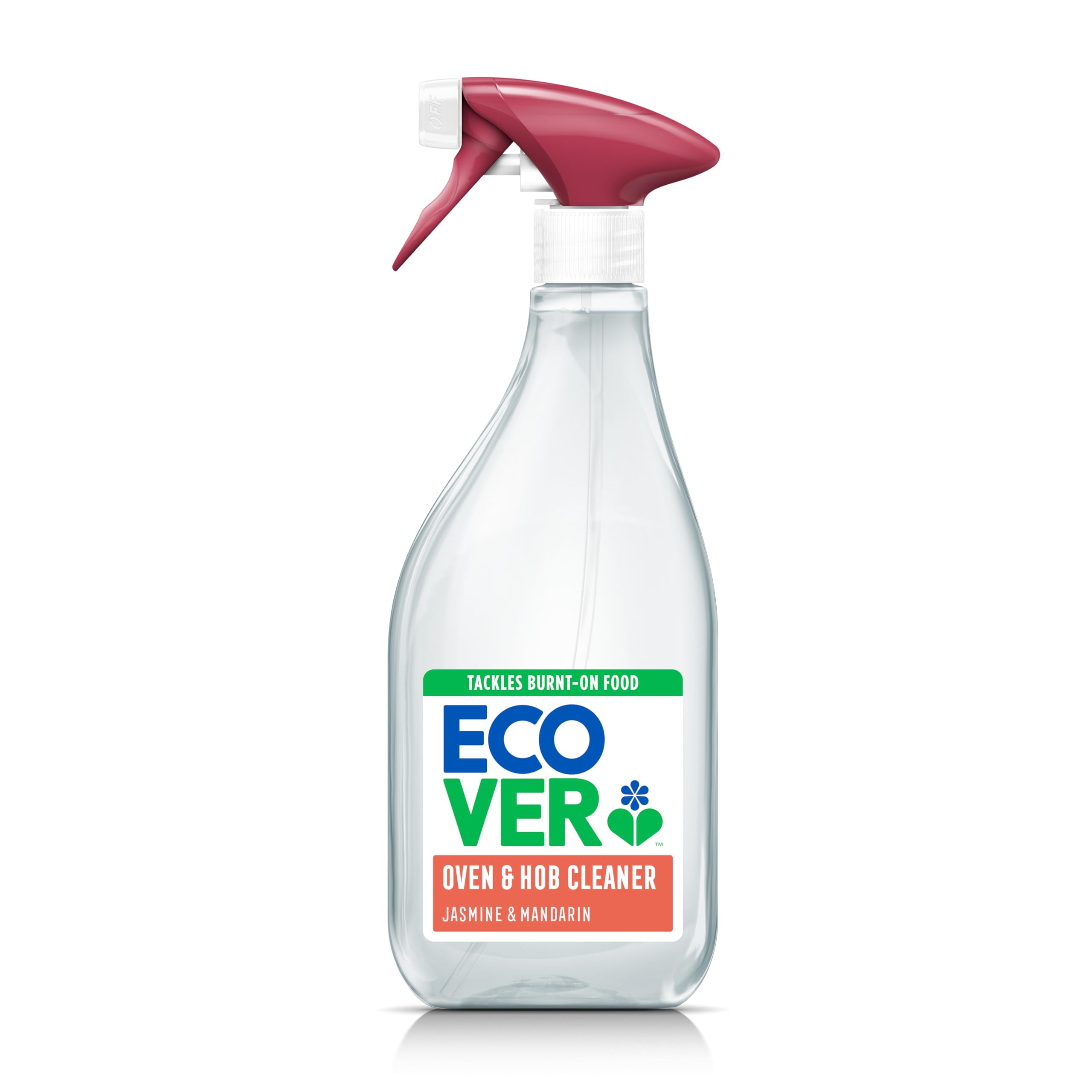 Ecover Oven & Hob Cleaner Spray - Cuts Grease & Burnt Food | 500 ml Jasmine Scent