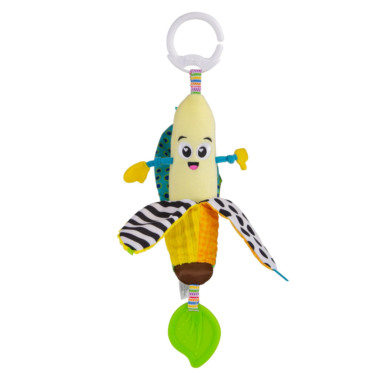 Lamaze Bea the Banana Clip-On Pram Toy | Sensory & Teething Toy | 0-24 Months