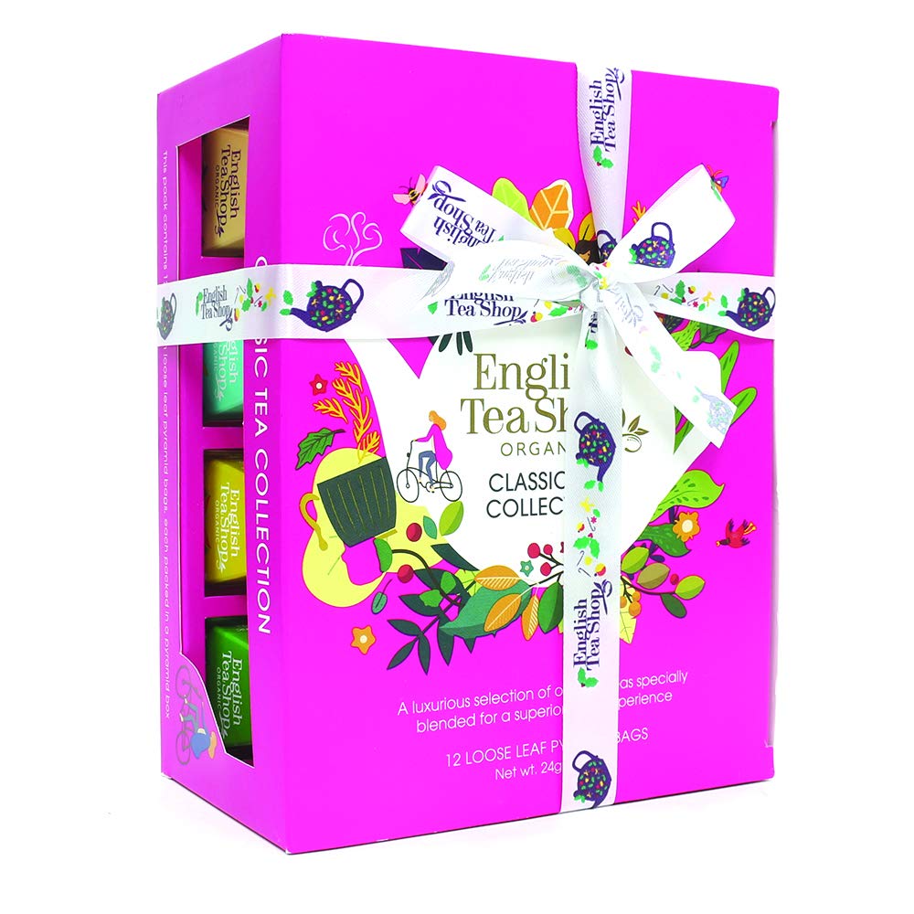 English Tea Shop Organic Classic Tea Collection Prism - 12 Pyramid Tea Bags 7