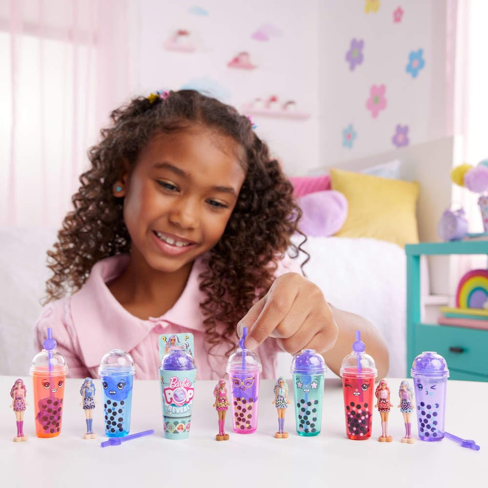 Barbie Mini Barbie Land 5-Pack Pop Reveal Dolls - 1.5-inch Collectible Dolls for Kids 4+ 8