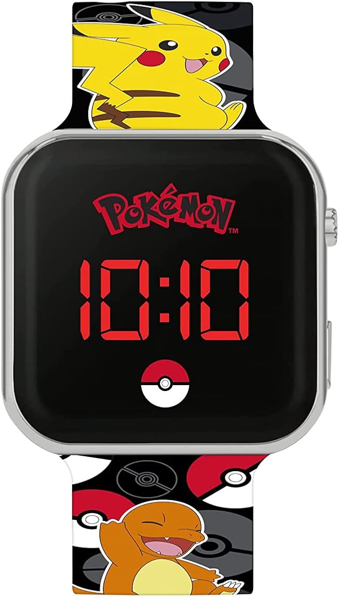 Kids Euroswan - Pokemon LED Watch with Calendar Digital Watch for Kids