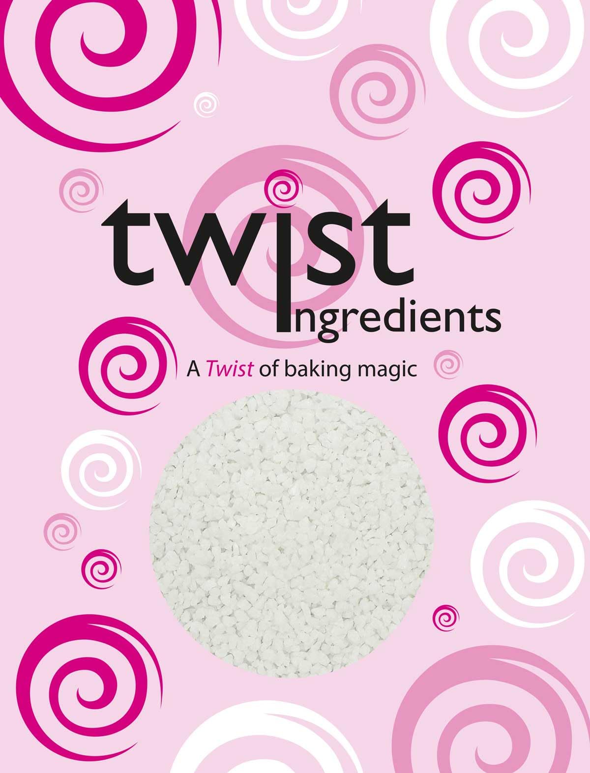 Twist Ingredients Sugar Crunch Pearl Sugar Nibs - Matt Crunchy Topping | 800g Pouch