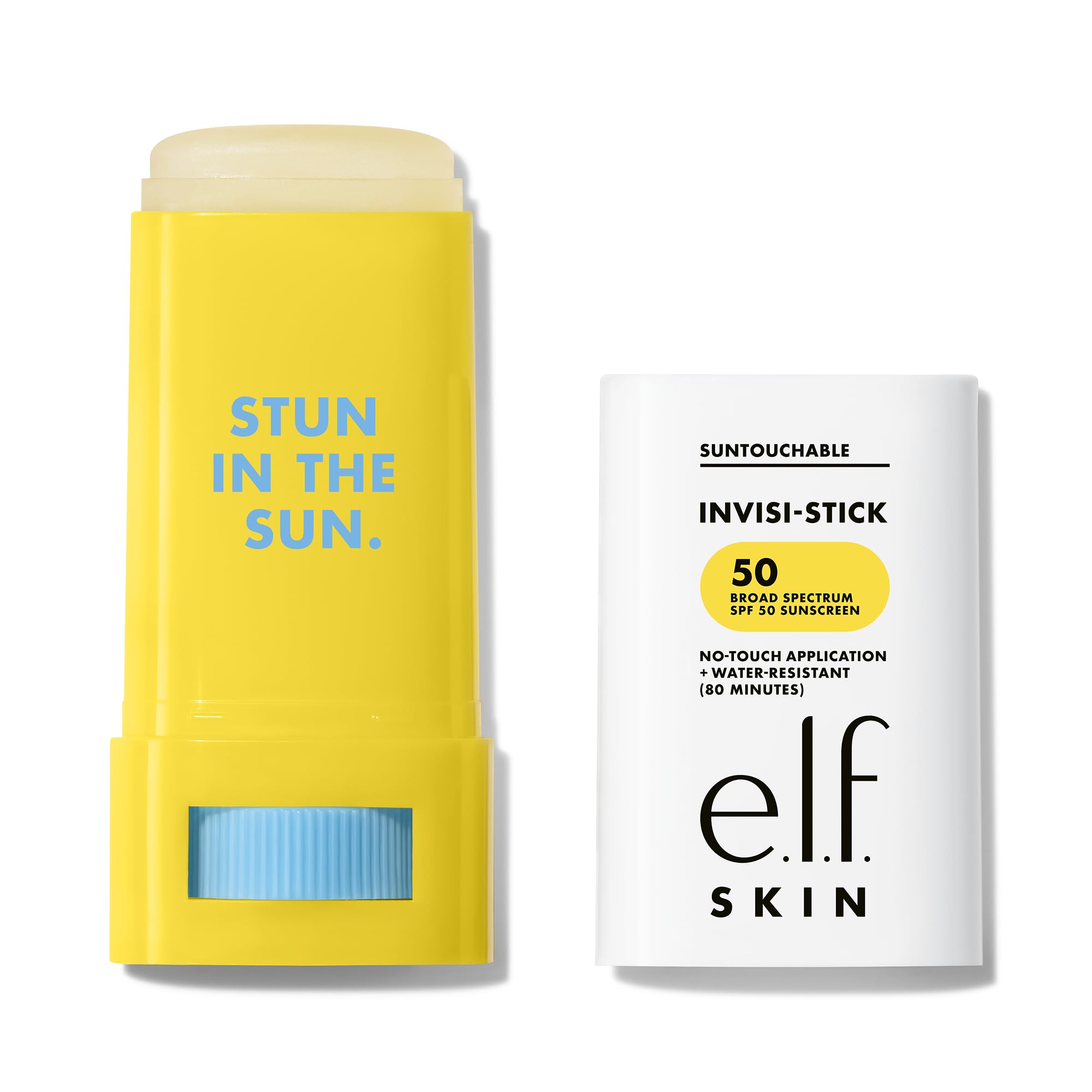 e.l.f. Suntouchable Invisi-Stick SPF 50 Face Sunscreen - Broad Spectrum UVA/UVB Protection, Water Resistant 1