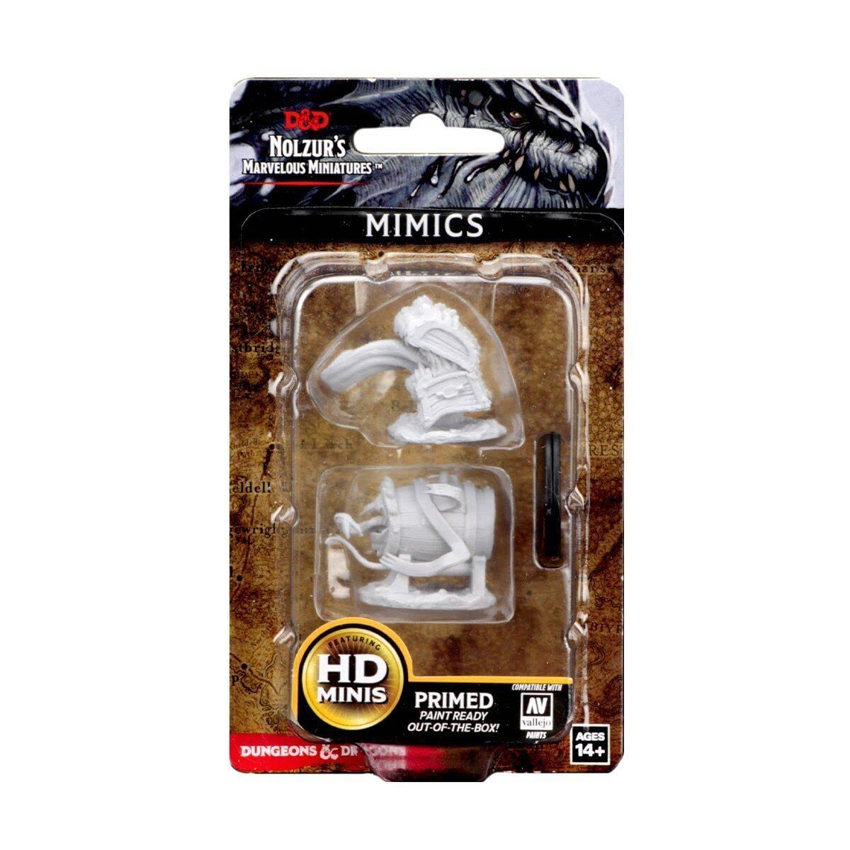 WizKids Dungeons &amp; Dragons Nolzurs wunderbare unbemalte Minis: Mimics