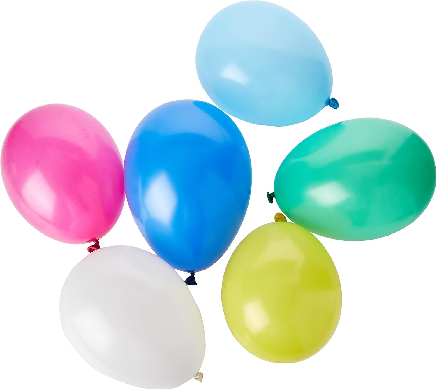 Large Round Balloons - Assorted Colors, Helium Quality (Pack of 20)