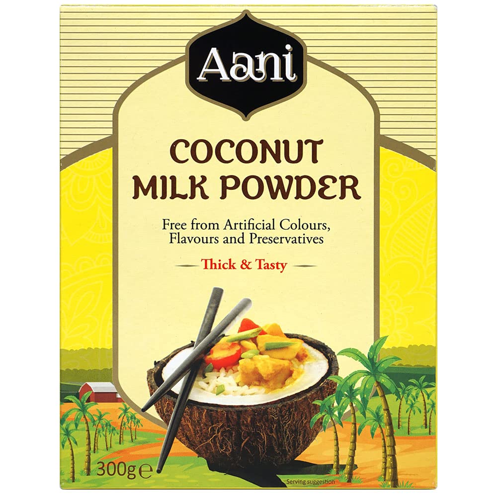 Aani Coconut Milk Powder, 300g - Premium Coconut Milk Substitute for Curries, Sauces, Desserts