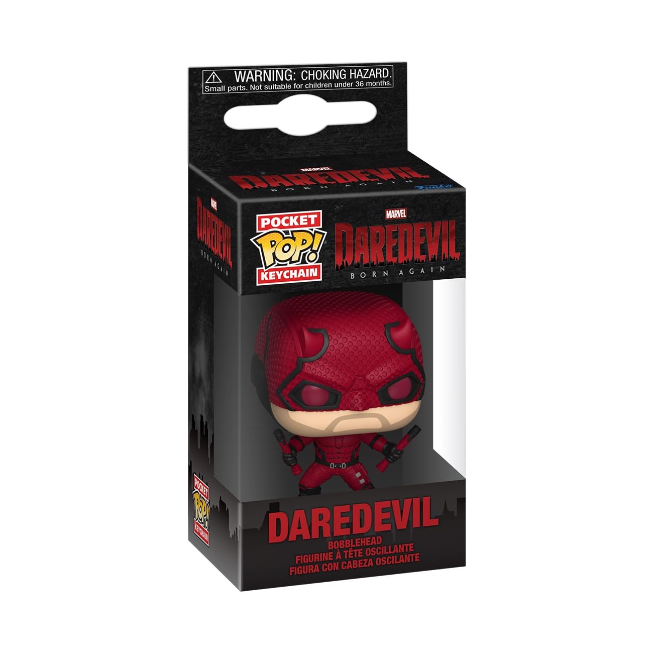 Funko Pop! Keychain: Daredevil Born Again - Daredevil Vinyl Figure