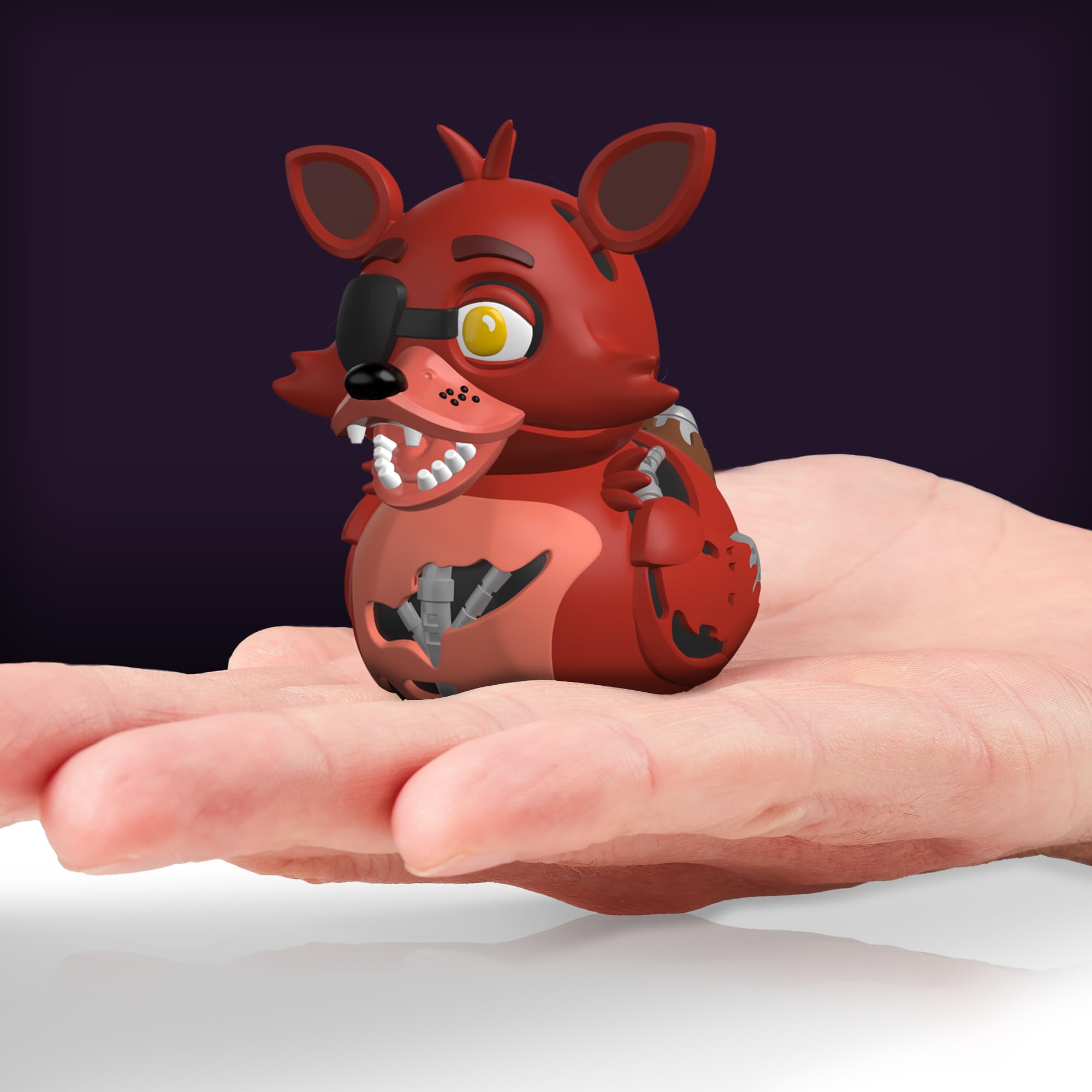 TUBBZ Five Nights At Freddy's Foxy Mini Cosplaying Rubber Duck Vinyl Figure | Approx. 5cm Tall | Collectible