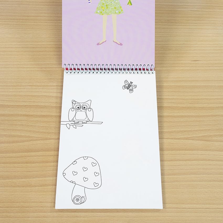 Galt Water Magic - Fairies Reusable Water Reveal Colouring Book for Kids 3+ 8