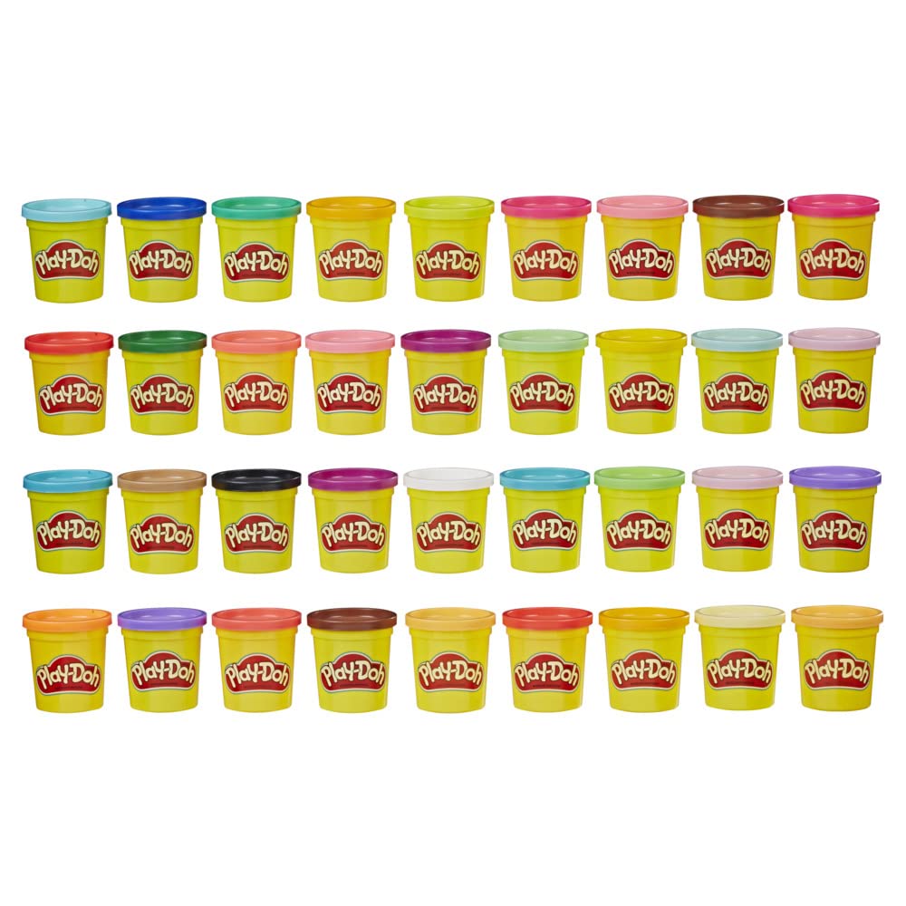 Play-Doh 36-Pack Mega Fun Set - Non-Toxic Modeling Compound for Kids 2+
