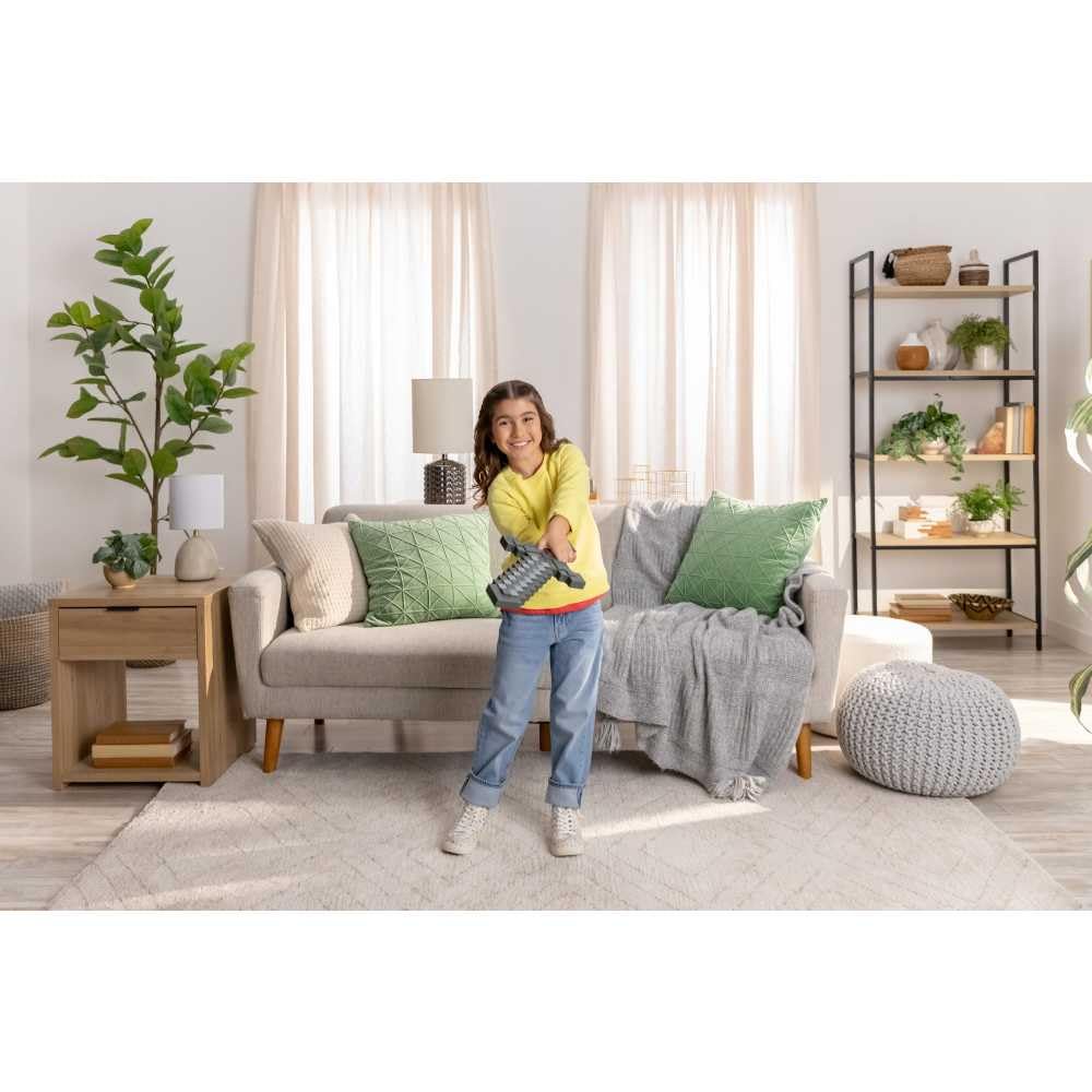 Minecraft Role-Play Battle Toy Accessory - Pixelated Design for Kids 6+ 7