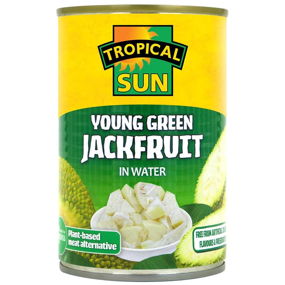 Tropical Sun Young Green Jackfruit in Water - Plant-Based Meat Alternative | 400g Can 1