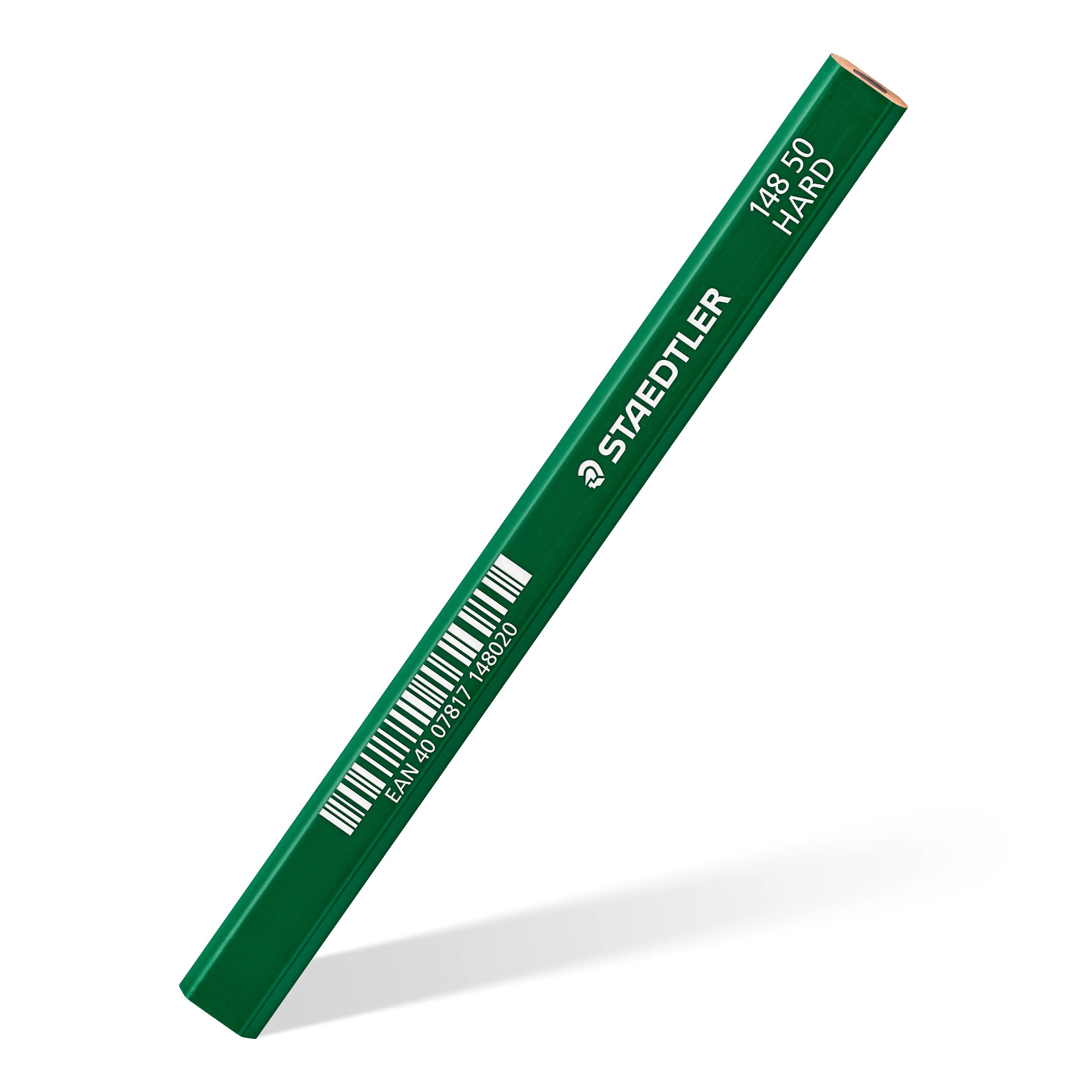 STAEDTLER 148 50 Hard Carpenters Pencil - 6H Lead, Pack of 12 2