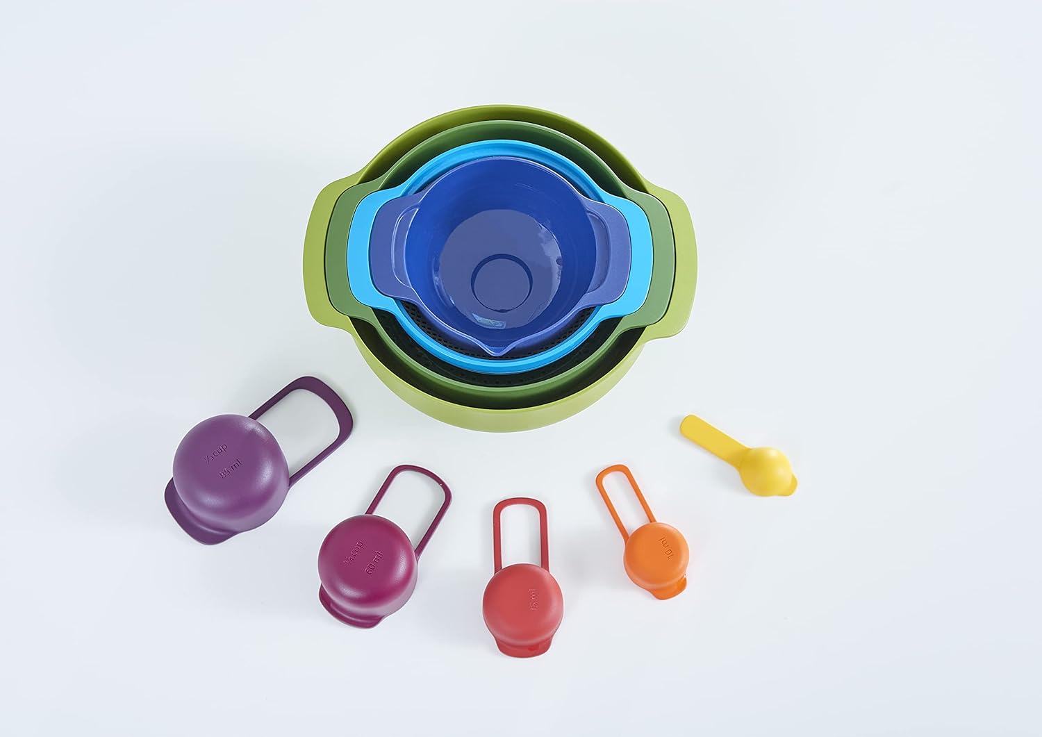 Casdon Joseph Joseph Nest 9 - Colourful Toy Food Prep Set for Kids 3+