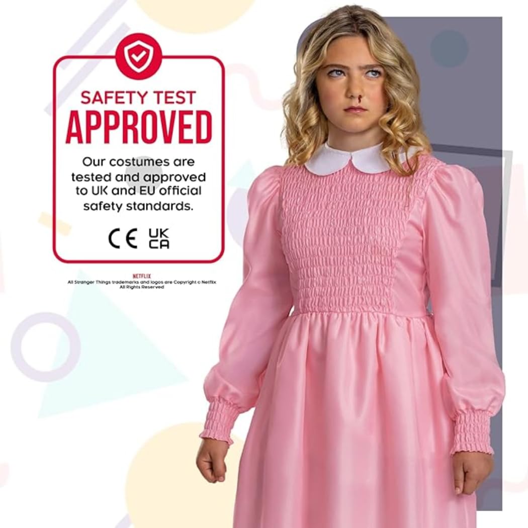 Disguise Eleven Pink Dress Tween Costume - L (10-12) 6