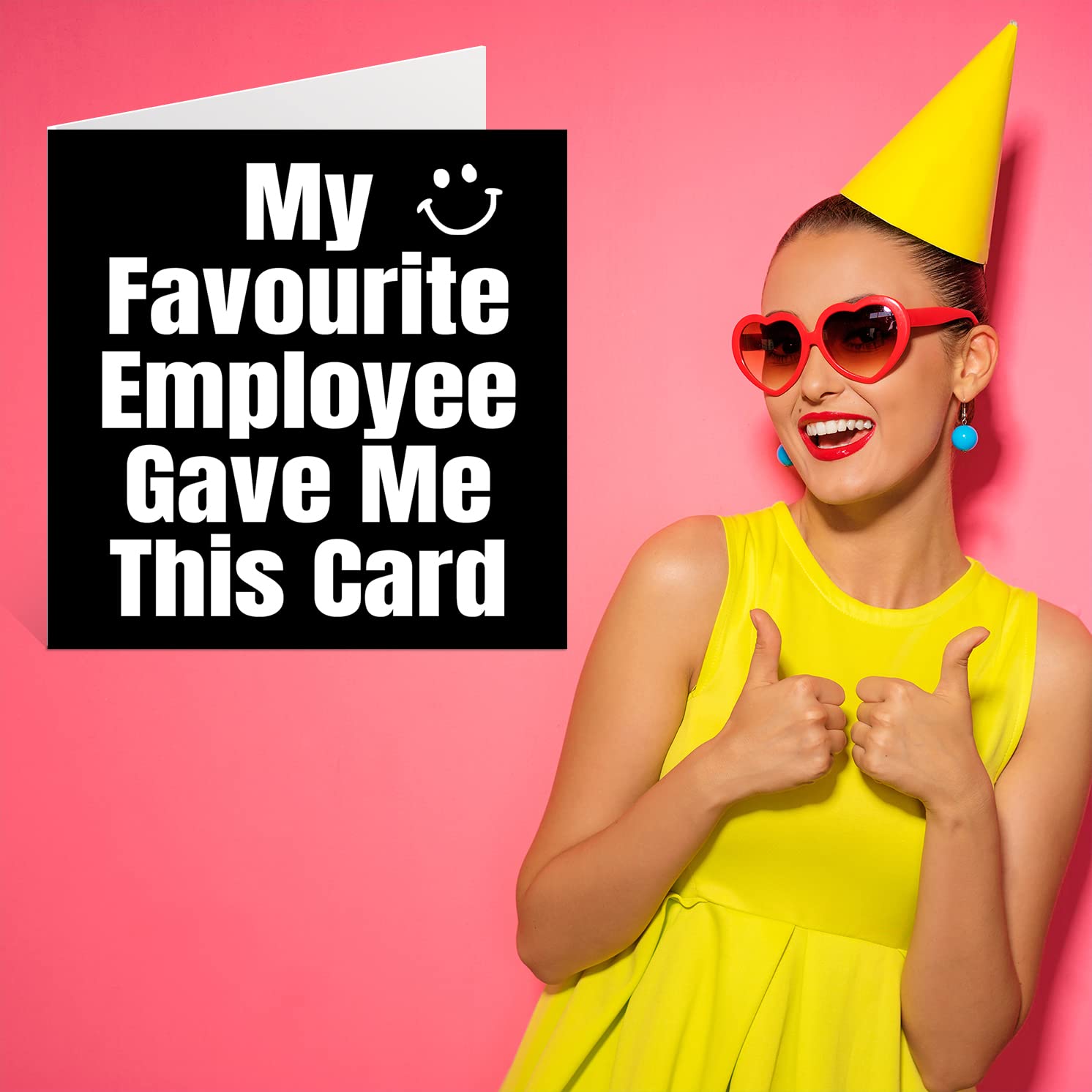 Stuff4 Funny Birthday Card for Manager Boss - My Favourite Employee Joke | Blank Inside | 145mm Square 7