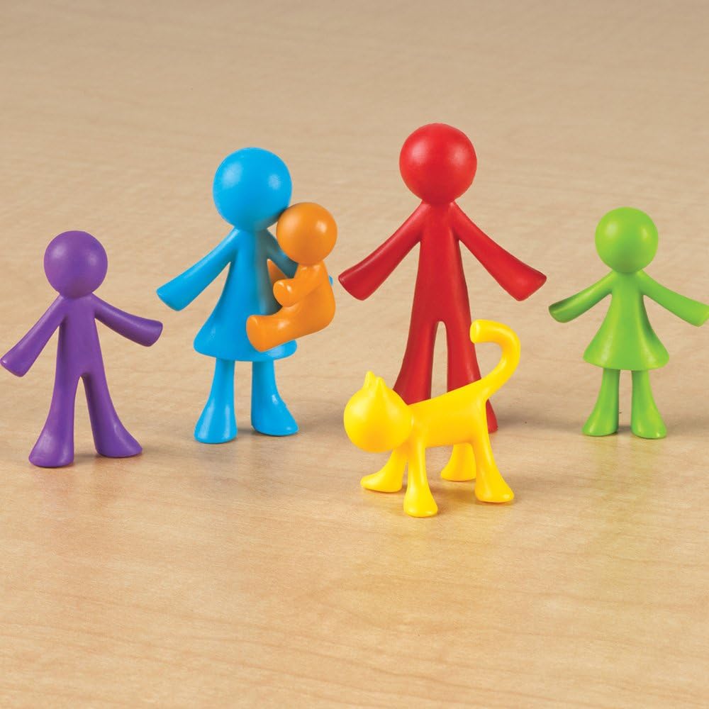 Learning Resources All About Me Family Counters - Educational Math & Role Play Set for Ages 3+ 3