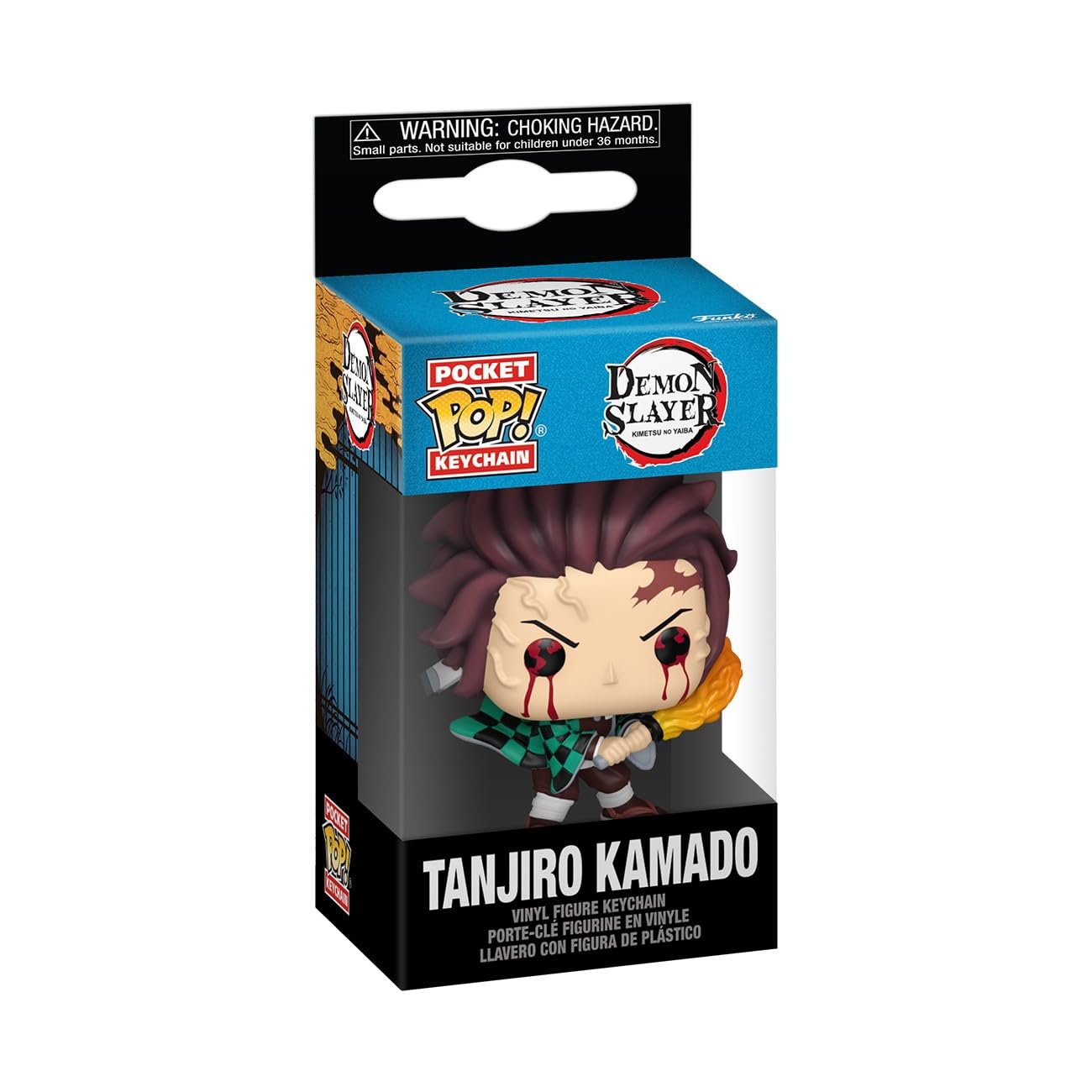 Funko Pop! Keychain: Demon Slayer - Tanjiro Kamado (Sun Breathing) Vinyl Figure