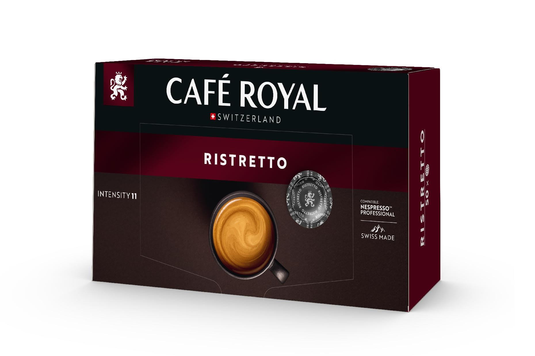 Café Royal Professional Pads, Ristretto, 50er-Packung Nespresso-kompatibel, 100 % Arabica, Rainforest Alliance-zertifiziert