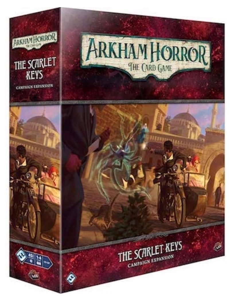 Fantasy Flight Games Arkham Horror: The Card Game The Scarlet Keys Campaign Expansion - Cooperative Game, Ages 14+