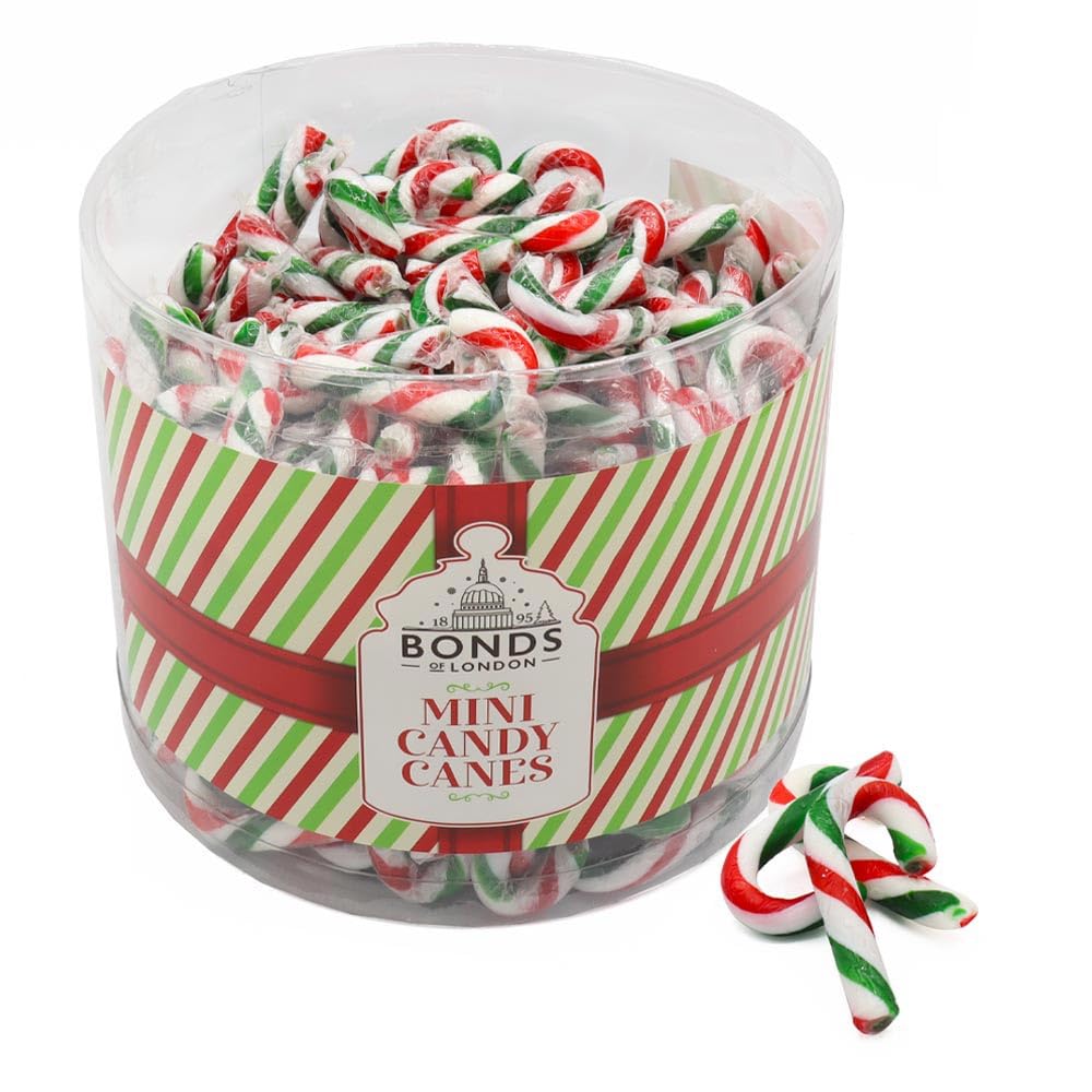 Bonds of London - Peppermint Flavour Mini Candy Canes