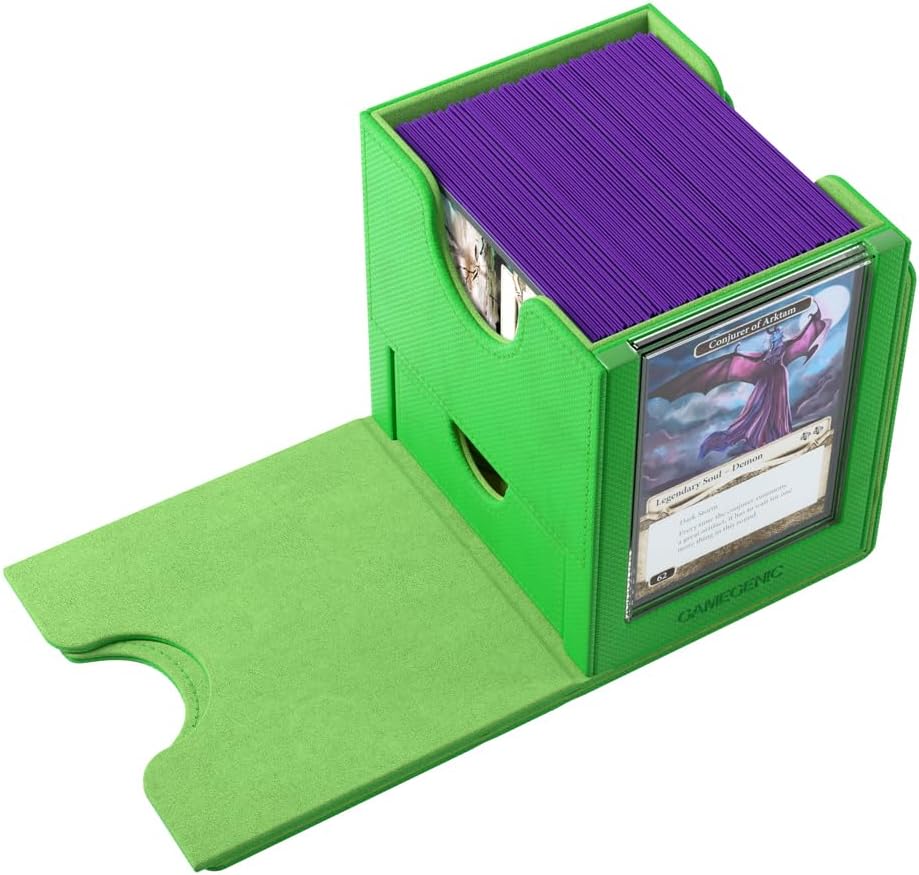 Gamegenic Magic: The Gathering Commander Sidekick Pro 100+ XL Deck Box Green 3