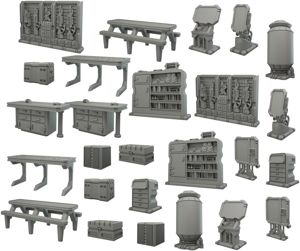 Mantic Starship Scenery Pre-Assembled Terrain Set (MGSS304)