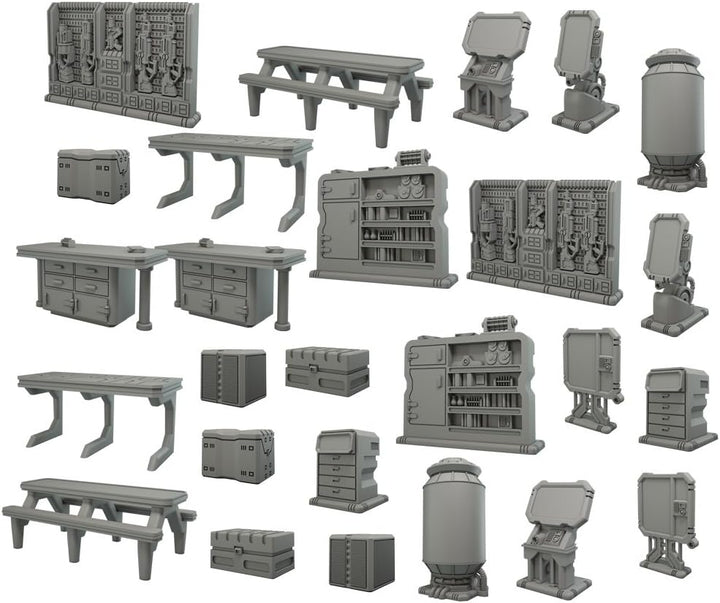 Mantic Starship Scenery Pre-Assembled Terrain Set (MGSS304)