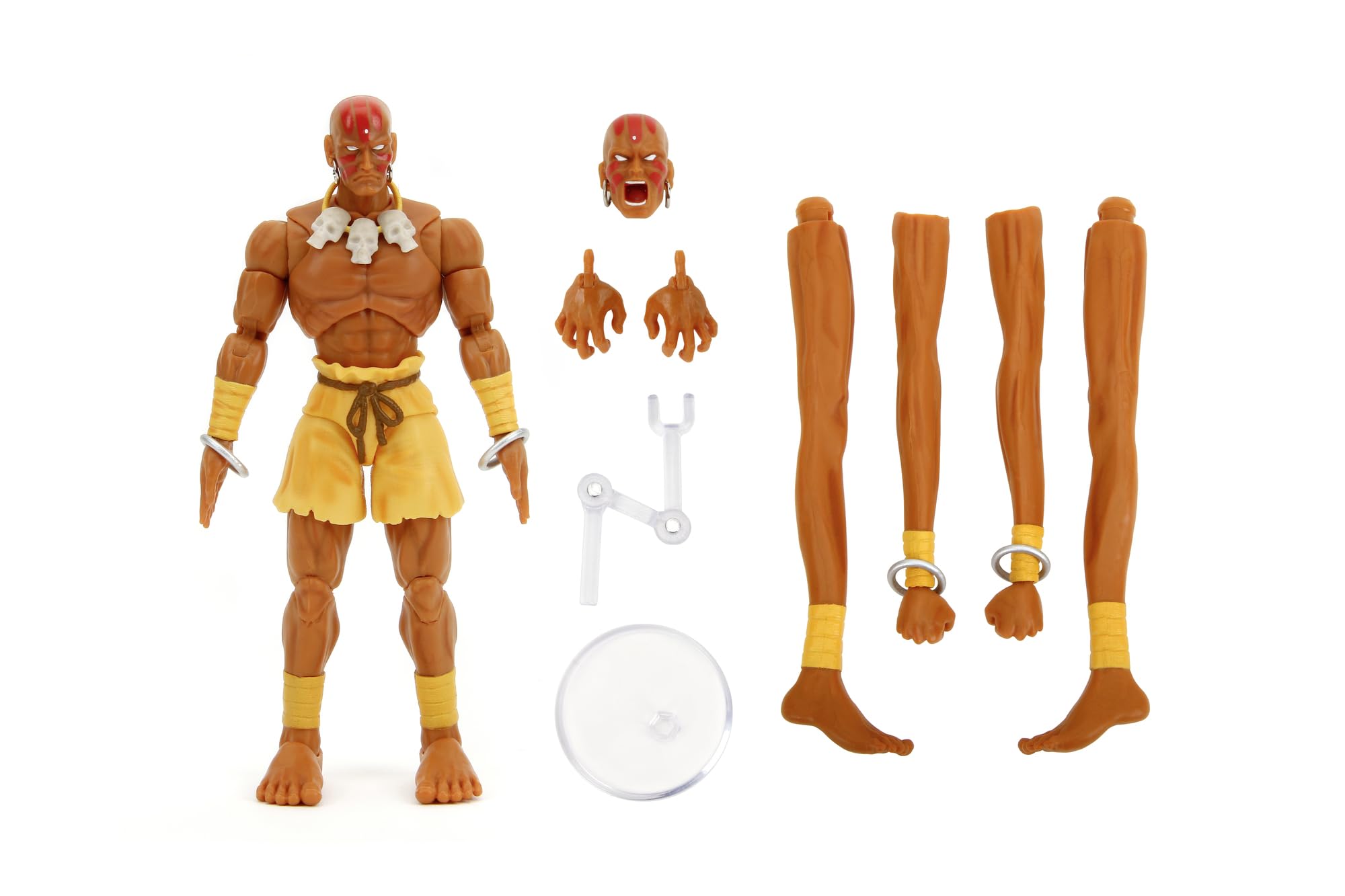 Jada Street Fighter Dhalsim Deluxe Collector Action Figure | 15 cm | 20+ Points of Articulation 2